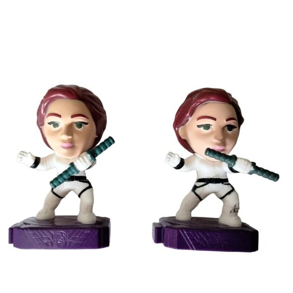 Lot of 7 Star Wars McDonalds Happy Meal Toys Black Widow Yoda Darth 2019 2020 - Picture 3 of 16